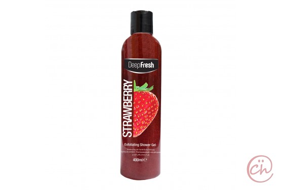 Ексфолиращ душ-гел за тяло с Ягода 400 ml - Deep Fresh